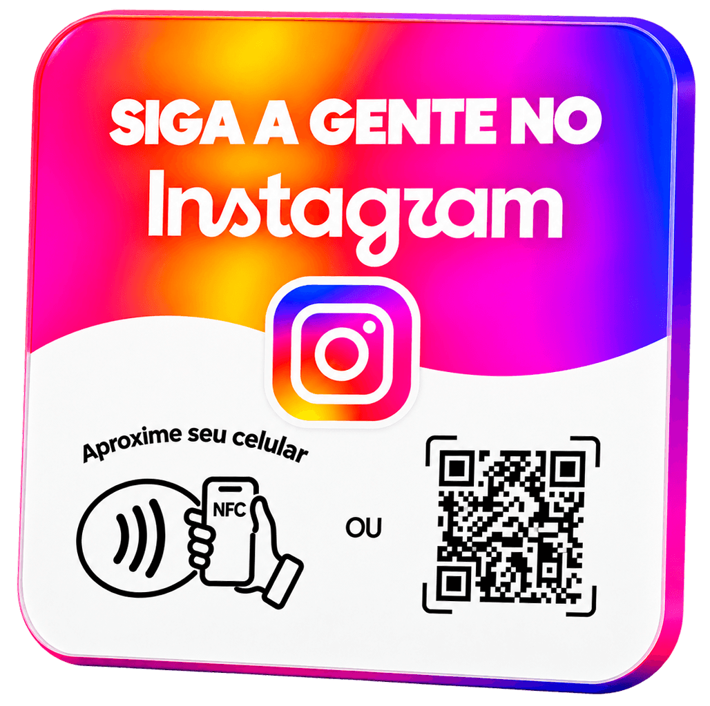 Placa TapSmart Instagram